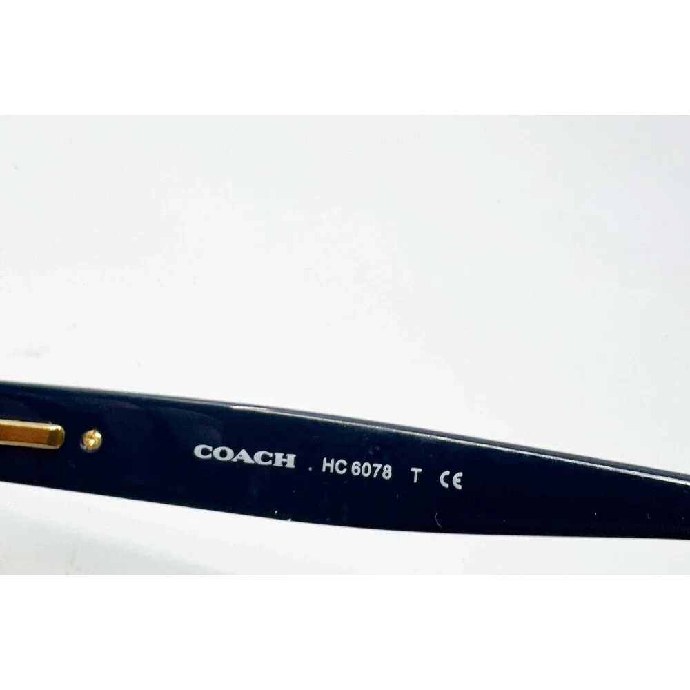 Coach Eyeglasses Women Teal Confetti Blue HC 6078 52 16 135 5337 Tortoise 52mm - Picture 6 of 7